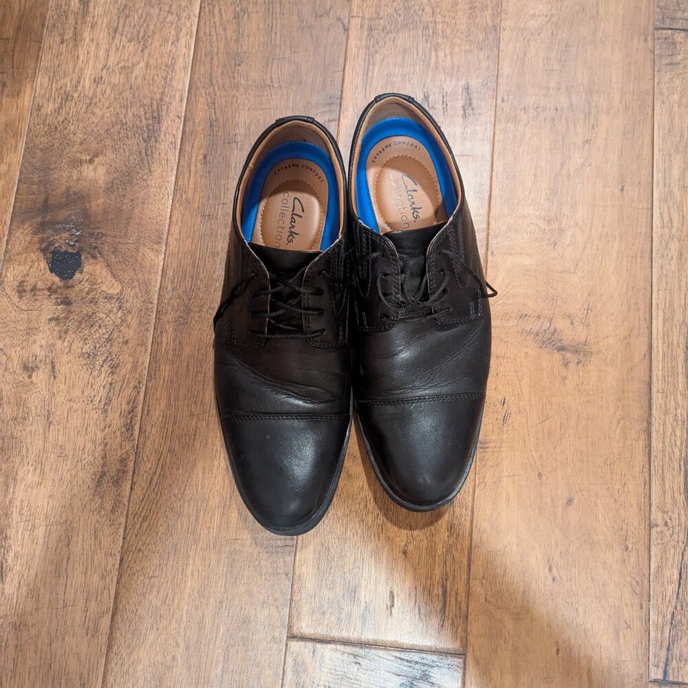 Clarks Collection men's dress shoes - black, 7.5 - Picture 5 of 5